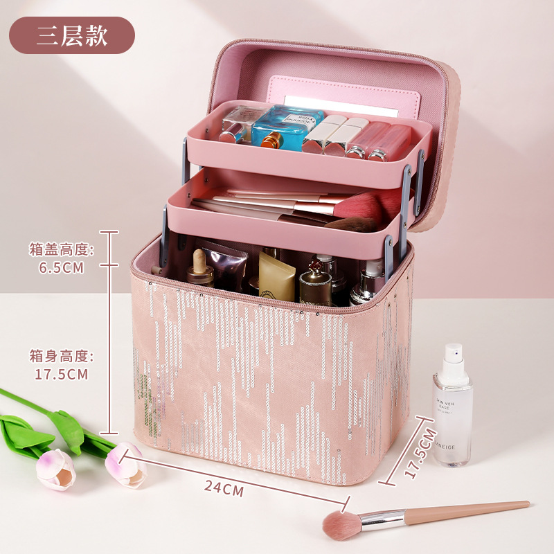 Polvo de piel de tres capas