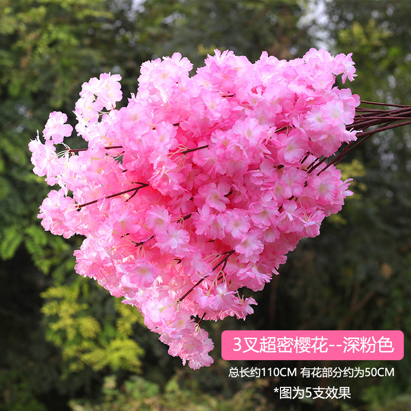 3 forks of super dense dark pink