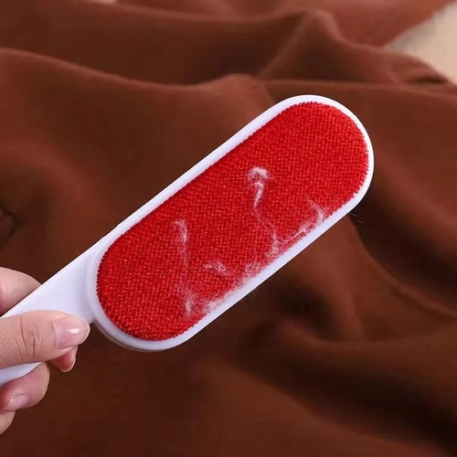 Woolen coat dust removal brush, clothes dehairing brush, cashmere clothing brush, dry cleaning brush, double-sided anti-static brush