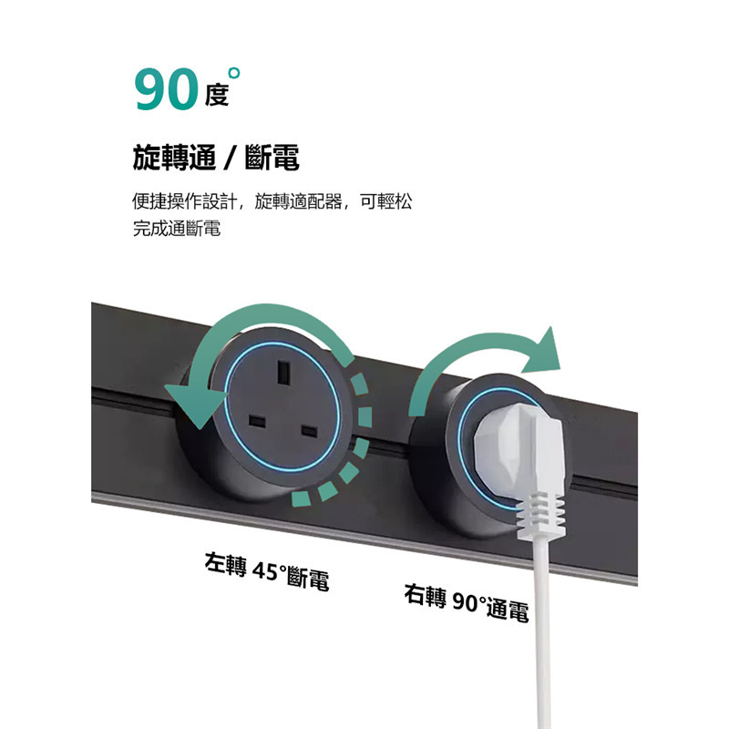 Conector de órbita estándar británico abierto con interruptor móvil internacional británico 13 conector de Hong Kong y Singapur image 3