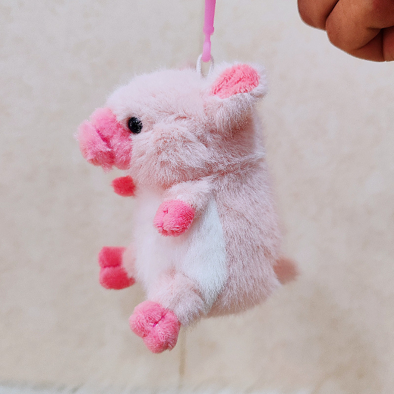 Capibara pony muñeca de peluche colgante bolsos colgante llavero lindos collares muñecas de pulsera transfronterizas