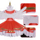 Magic Card Girl Sakura cos Suit Sakura cos Sakura Red and White Combat Suit Full Set suit cos Secondary cosplay