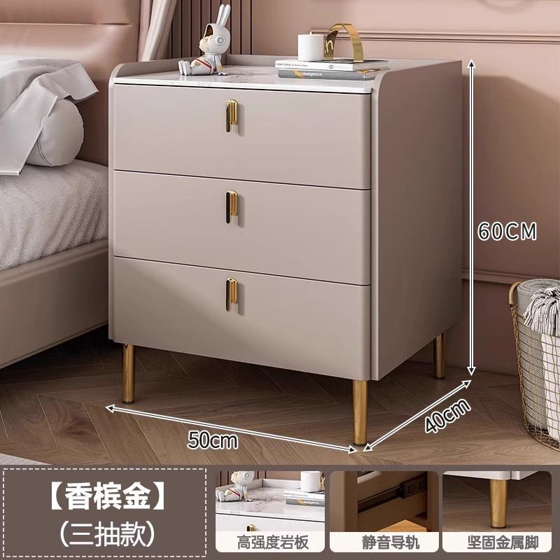 [사일런트 레일 디자인] 샴페인 골드-3드로 50CM