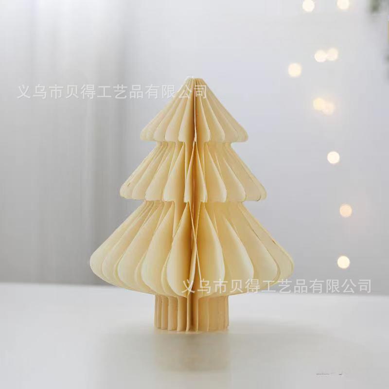 Decoraciones de Navidad, adornos de árbol de Navidad, colgantes de Navidad plegables, adornos de árbol de Navidad, árbol de mesa, árbol de Navidad