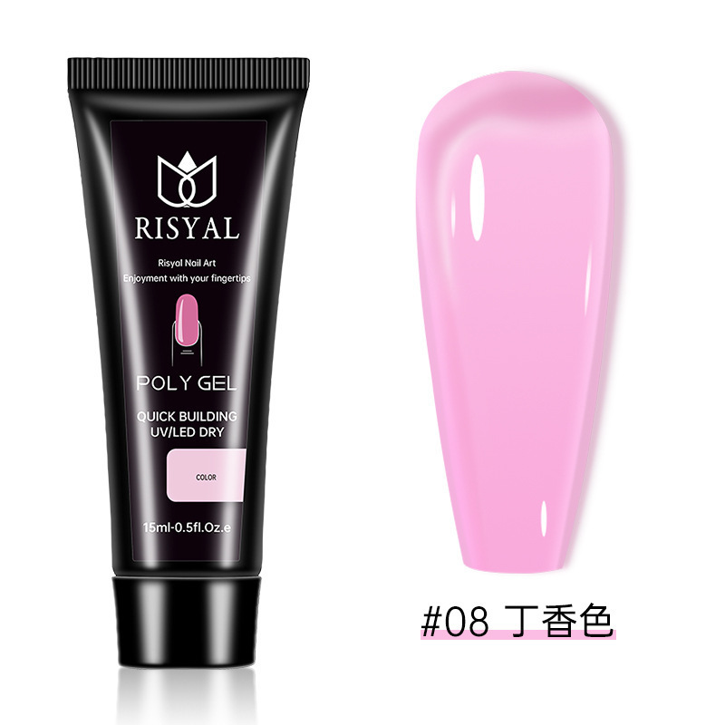 クリスタルエクステンション接着剤ポリジェルペーパーフリートレイクイックエクステンションネイルアート接着剤ゼリー接着剤チューブ光線療法モデル接着剤|undefined