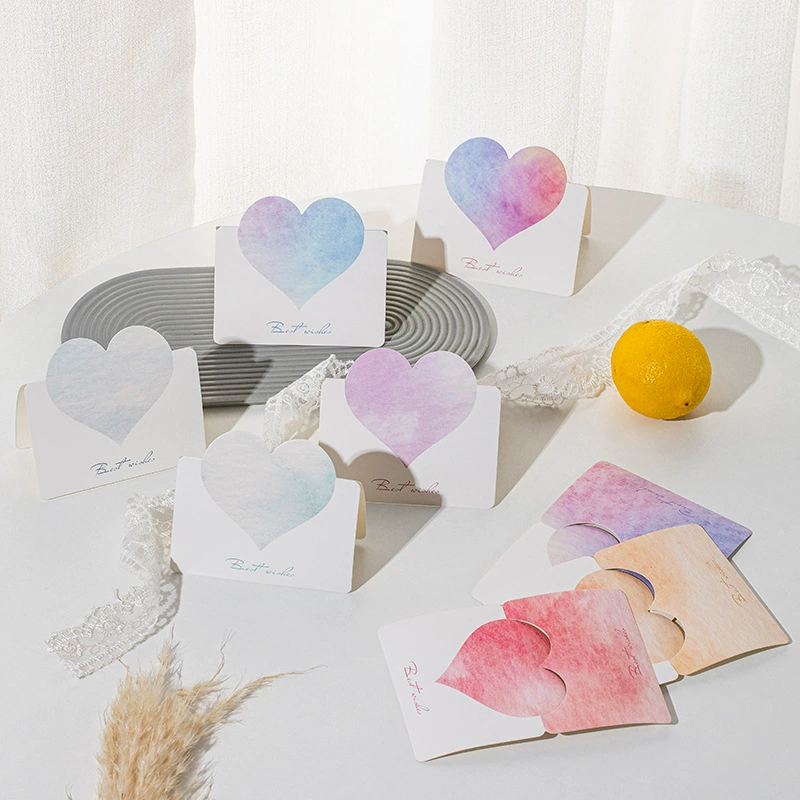 Универсальные любовные открытки ins маленькие свежие рождественские подарочные карты мероприятия оптом поздравительные открытки маленькие подарки оптом