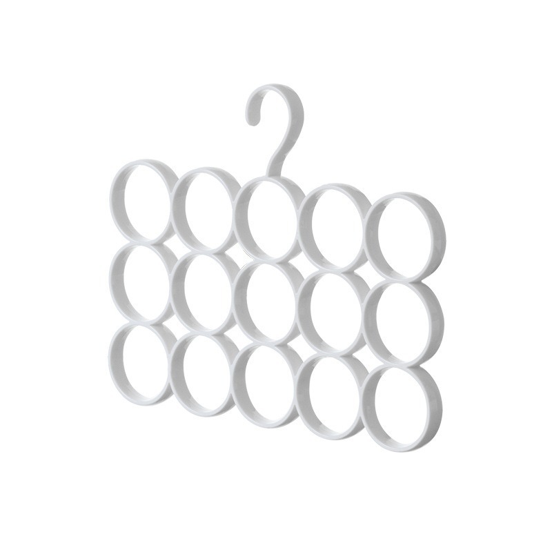 Estante de almacenamiento de bufanda de seda, bufanda colgante multifuncional, estante de corbata, cinturón de armario, cinturón, medias, gancho, percha