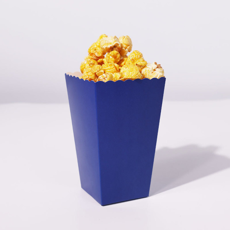 工場卸売ポップコーンボックスフライドポテトボックスキャンディボックス映画館ショッピングモールクロスボーダー黒と白のポップコーンボックスに適しています|undefined