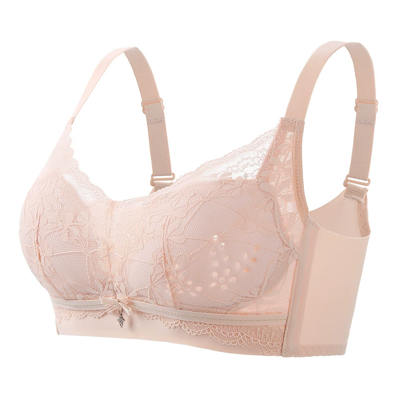 Summer ultra thin breathable underwear, push up bra