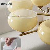 Ретро люстра для гостиной для спальни, лампа, в американском стиле, защита глаз