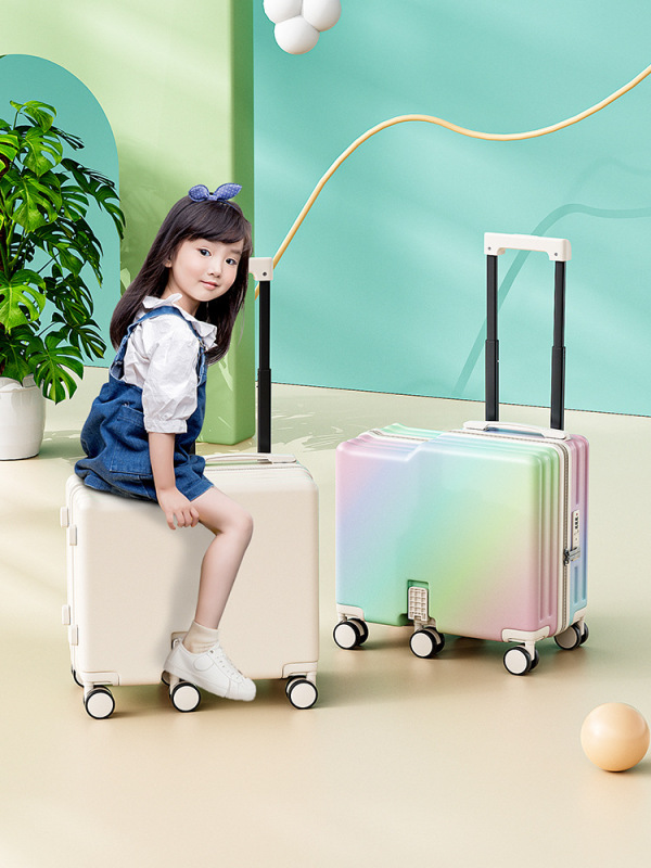 Source Factory 18inch 子供用トロリーボーディングスーツケース 20inch 乗用小型荷物スーツケースパスワードスーツケース|undefined