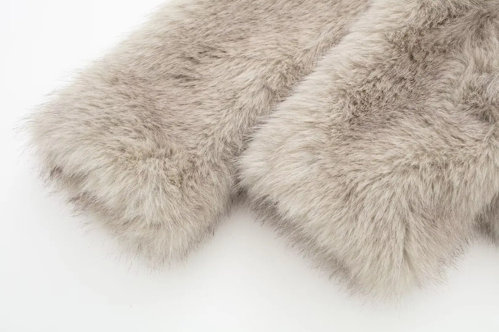Streetwear Style Women's Streetwear Solid Color Coat Faux Fur Coat