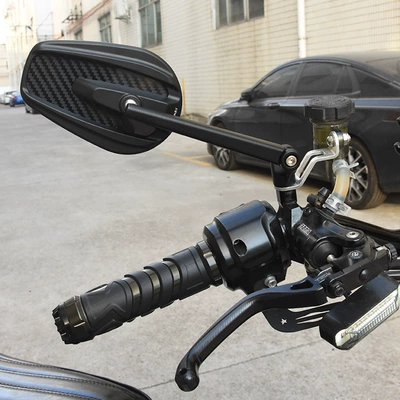car motorcycle modified carbon fiber — Motorcycle rearview mirror