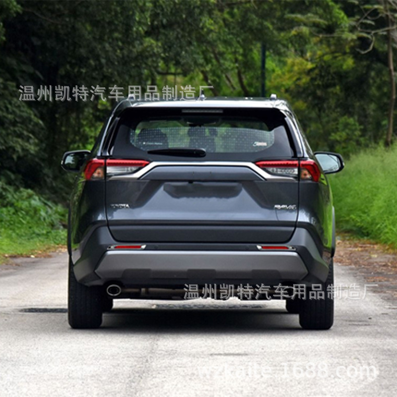 适用于2019款新丰田RAV4荣放尾门饰条后标饰条后备箱后门饰条改装-阿里巴巴