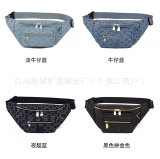 潮牌时尚腰包女数字印花女士胸包洋气百搭斜挎包外出百搭手机包
