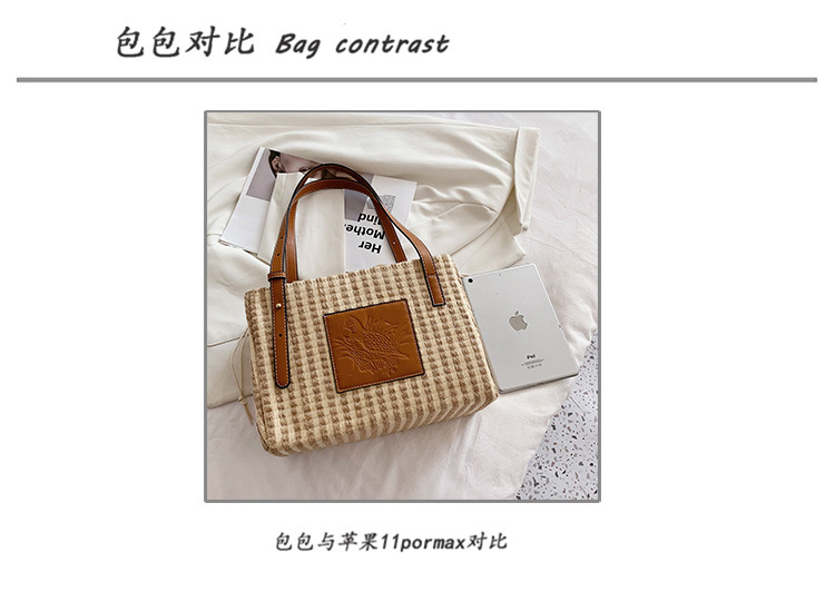 Simple Stripe Commuter Tote Bag display picture 14