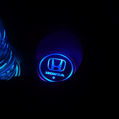 Anti-slip mat — Luminous Water Cup Mat USB - honda-single