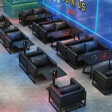 工业风酒吧清吧卡座沙发咖啡店主题西餐厅音乐餐吧小酒馆桌椅组合