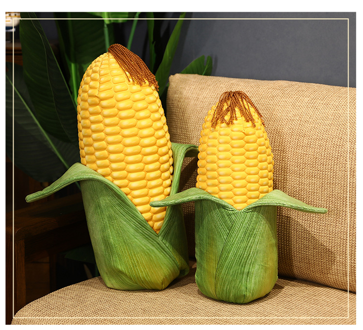 Simulation corn and vegetable plush toy pillow sleeping pillow Internet celebrity photo props home backrest cushion pillow