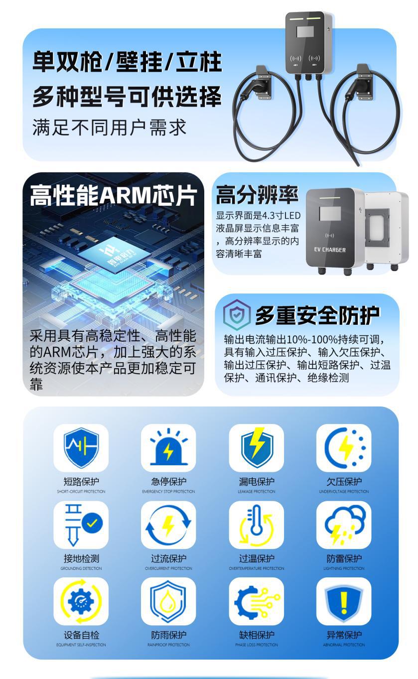 22Kw European Standard Charging Pile Ce 22Kw European Standard Dc Charging Pile Ev Charger Type2 Ocpp1.6