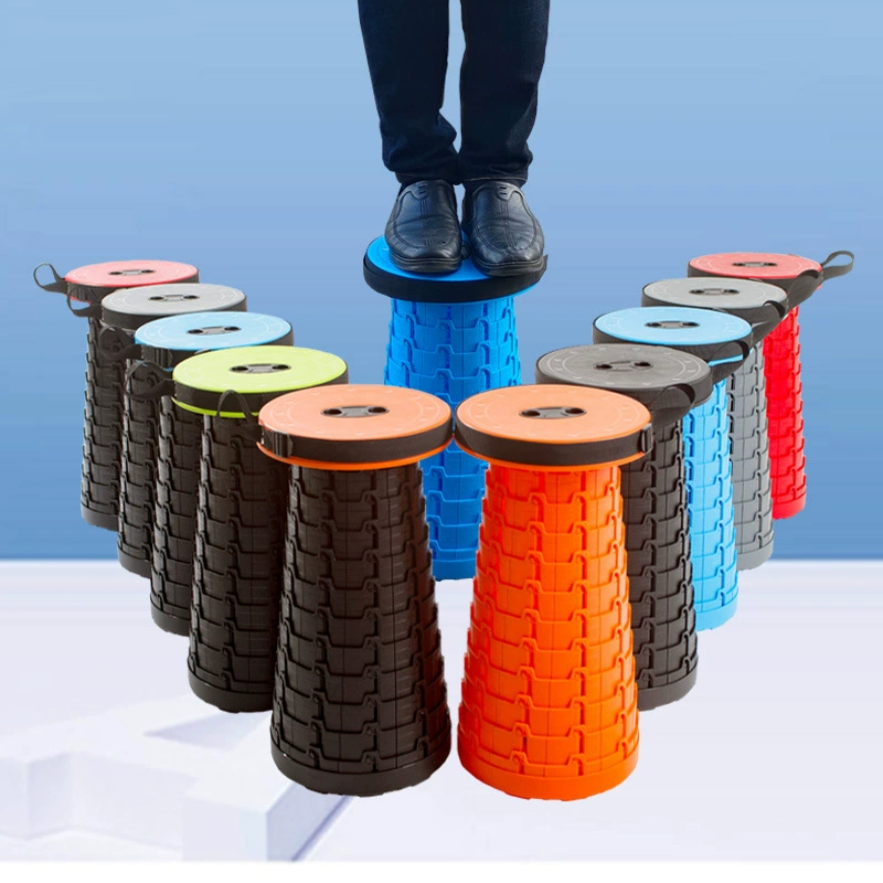 Встряхивая путешествия складной стул портативный наружный регулируемый телескопический стул