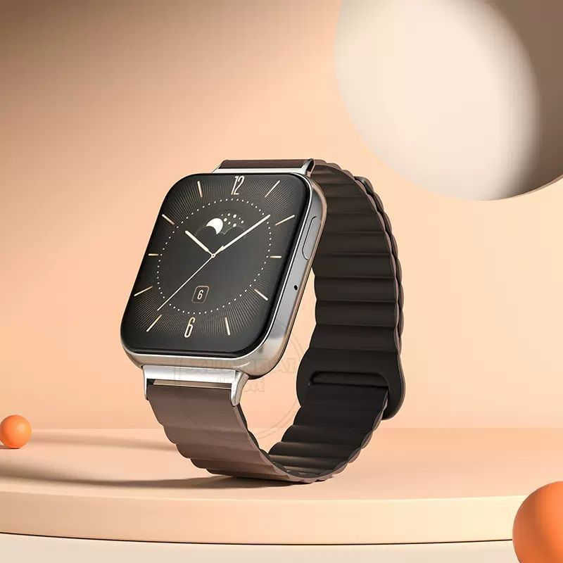 마그네틱 루프 스트랩 - 브라운과 블랙 - oppo watch1 41mm