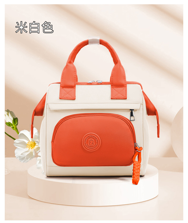 A portable small bag for women, a light backpack for shopping and commuting, fashionable Oxford fabric, a backpack for strolling kids, a mommy bag, a baby bag undefined