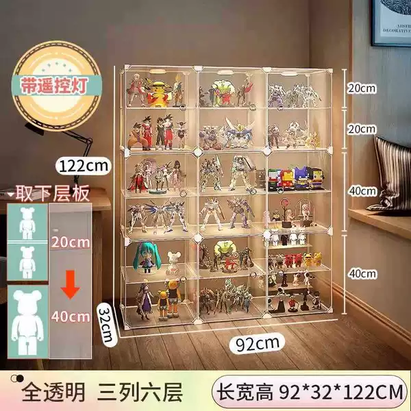 3 columns, 6 layers (with 3 remote lights and remote control, batteries included)