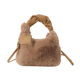 Fairy Fluffy Bag Handbag Women's Fashion Shoulder Crossbody Bag Autumn and Winter Fluffy Bag All-match Net Red Envelope Bag