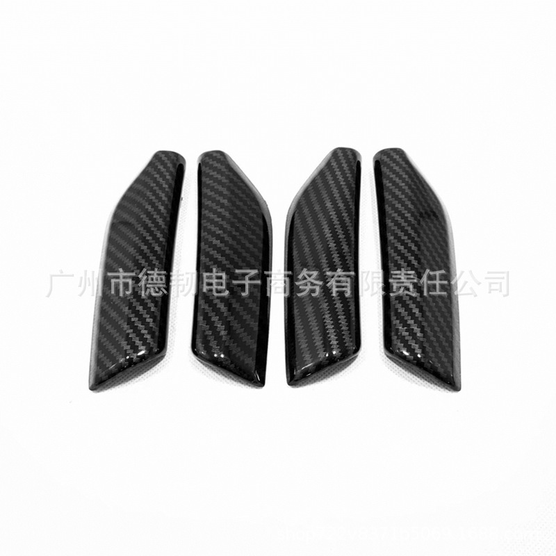 适用19奥迪Q3碳纤纹内门握手车门拉手全新Q3前后门握手车门扶手贴