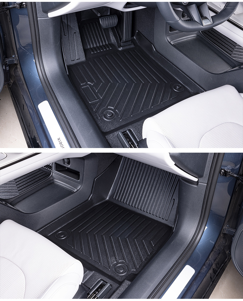 Dropshipping Foreign Trade Cross-Border Right-Hand Drive 3D All-Weather Tpe Car Floor Mats, Anti-Dirt, Odorless, Custom-Made