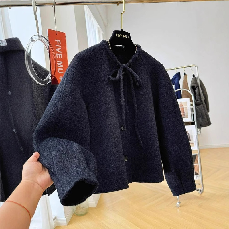 High-end Fashion Imitation Wool Coat Women's Autumn and Winter New Super Good-looking Korean Style Small Woolen Coat Jacket High-end Fashion Imitation Wool Coat Women's Autumn and Winter New Super Good-looking Korean Style Small Woolen Coat Jacket