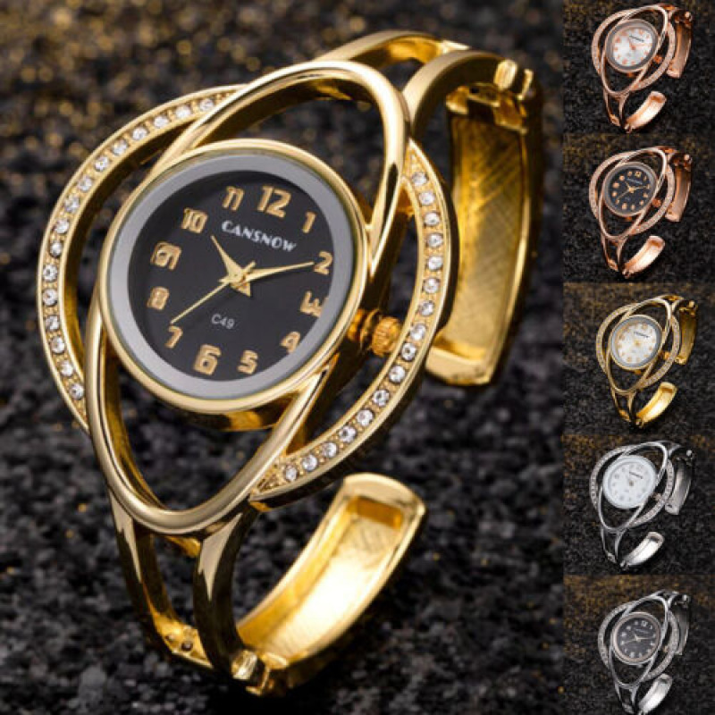 2024 new CANSNOW bracelet watch cross-border e-commerce hot quartz bracelet watch women's watch in stock wholesale