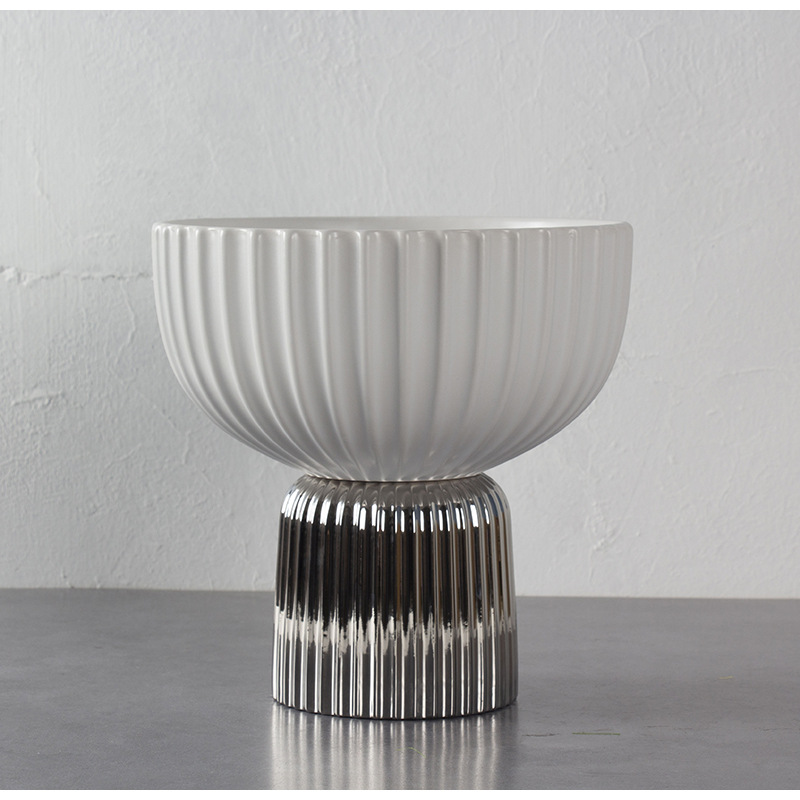 BZ230505-1 화이트 + 실버 (스트라이프)