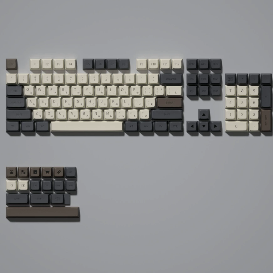 Клавиши/клавиши набора (XDA Paccharia) PBT с термопереносом, профиль XDA — полный набор 120–135 клавиш