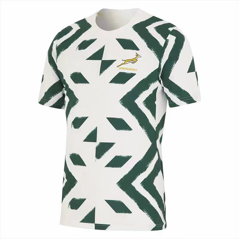 Wholesale South Africa Anniversary Special Edition Rugby Jersey Men's T-Shirt Breathable Quick-Dry Sports Casual Wholesale South Africa Anniversary Special Edition Rugby Jersey Men's T-Shirt Breathable Quick-Dry Sports Casual