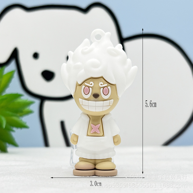ラブブワンピースキーホルダーペンダント海王ルフィキーホルダー人形ペンダントブラインドボックス人形卸売|undefined