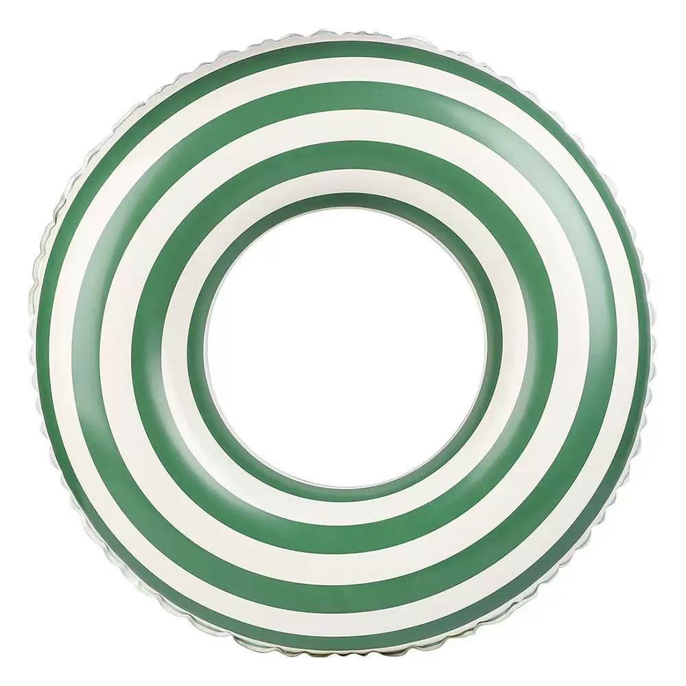 Nuevo anillo de natación para padres e hijos red retro doble bolsa de aire bajo la axila verde engrosado anillo flotante inflable al aire libre