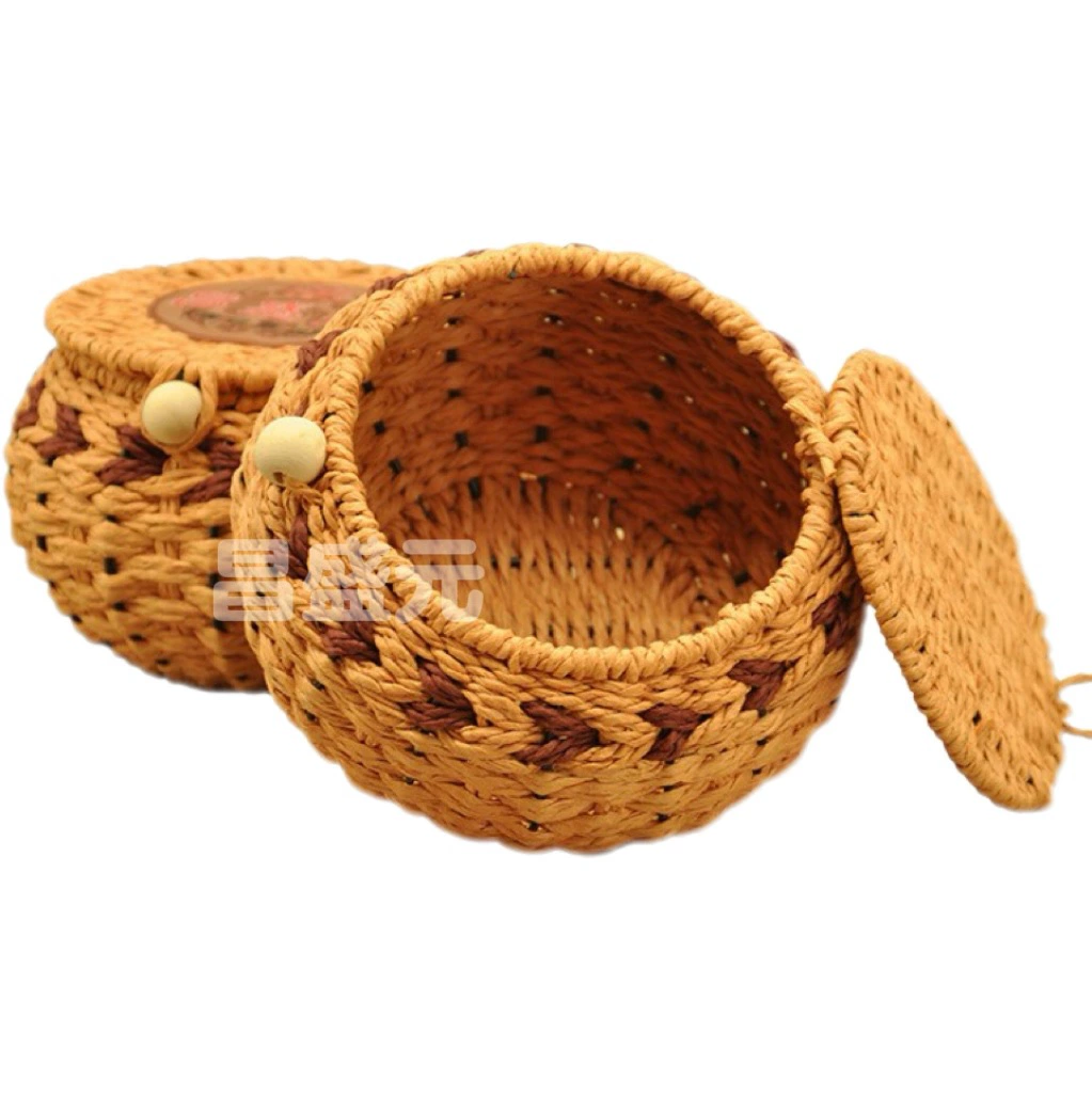Hand-woven straw basket Changshengyuan Go suit, artistic woven straw basket Go, straw basket, Go can manufacturer