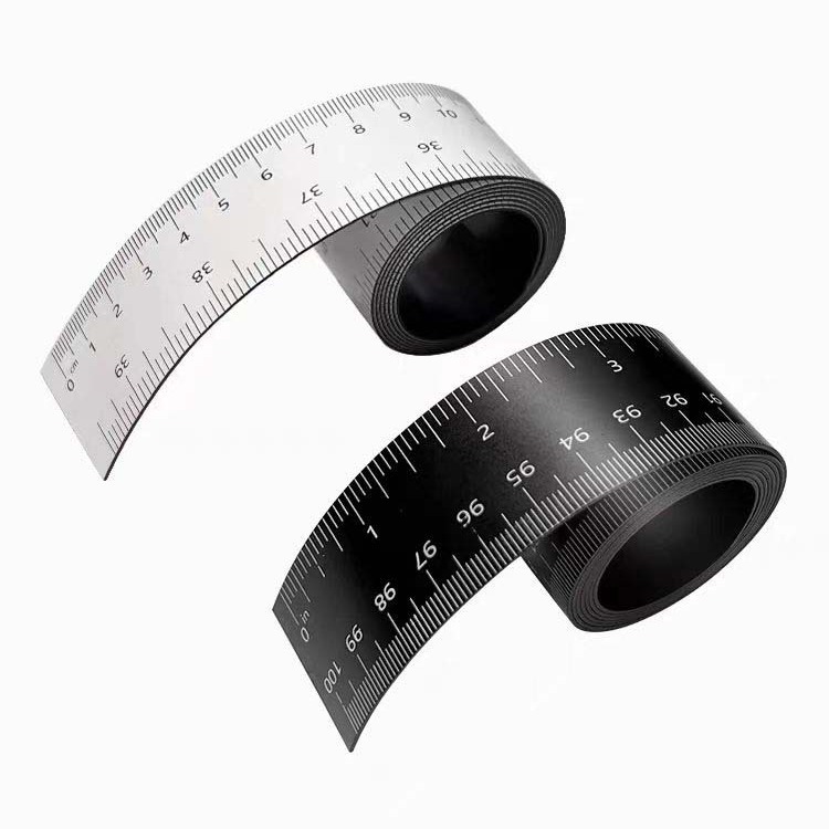 磁性边框尺黑板白板墙贴软尺子磁吸边框条护边贴