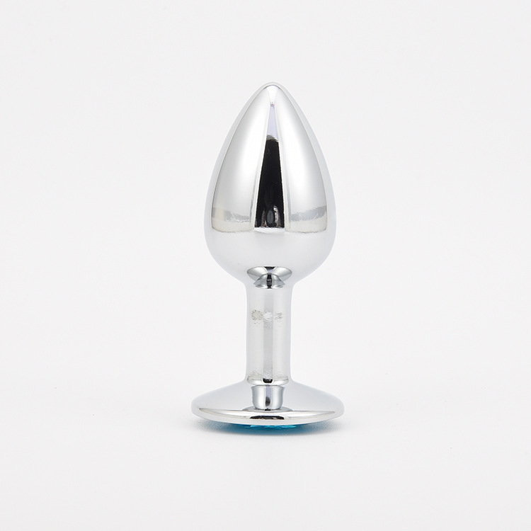 Metal Anal Plug Set 3 Pieces Round-Base Backcourt Plugs for Men and Women — detail image 6