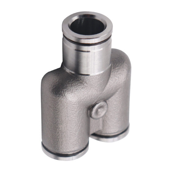 304 Stainless Steel Pneumatic Air Pipe Joint Quick Insert PU6 PU8 Straight-through Butt Outer Diameter PU-10 4 12 14 16