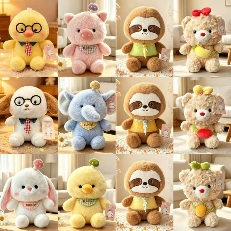 High-quality cute new 8inch plush doll for claw machines, Valentine's Day, wedding giveaways, and gift distribution