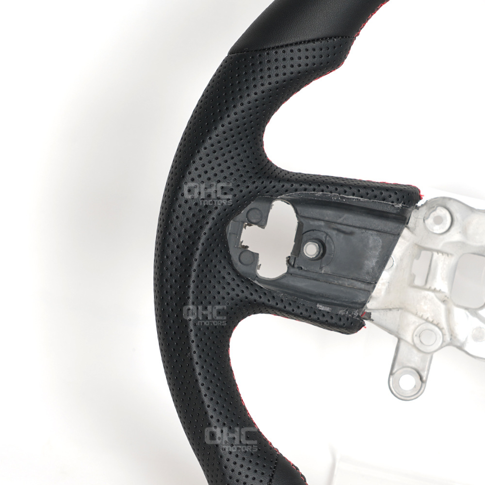 Cross-Border Hot-Selling Product Suitable for 18-23 Models of Jeep Wrangler Jl Full Leather Car Steering Wheel Modification
