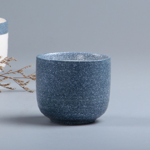 Aisijia factory wholesale snowflake glaze tableware ceramic straight Cup Japanese straight Cup frosted texture tea cup water Cup