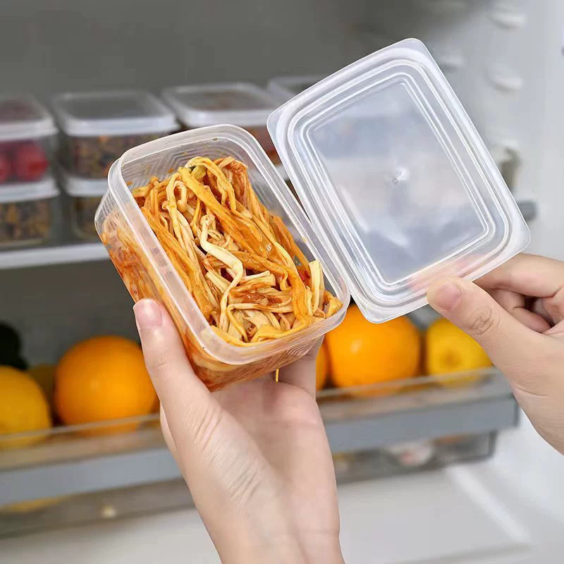 Коробка для хранения слива из фирменных блюд для замороженного мяса, продуктовая хранение спец. коробка для холодильника, свежие запакованные коробки с крышкой
