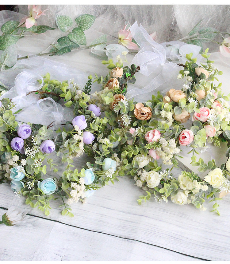 223g Weight Hair Band Hair Accessories Type 1 Piece Quantity Holiday, Wedding, Stage Occasion Elegant Flower Cloth Hair Band