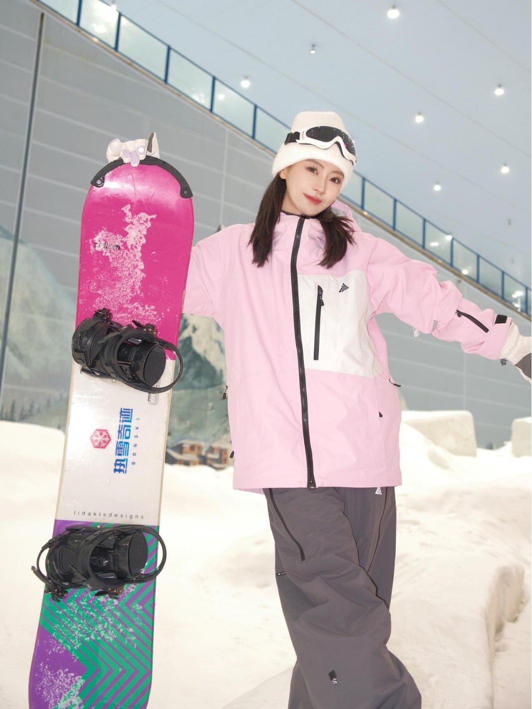 fábrica de ropa de esquí sin costura toda prensada de goma de esquí