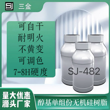 SJ-482厂家直销自干单组份陶瓷涂料  纳米有机硅树脂 耐高温涂料