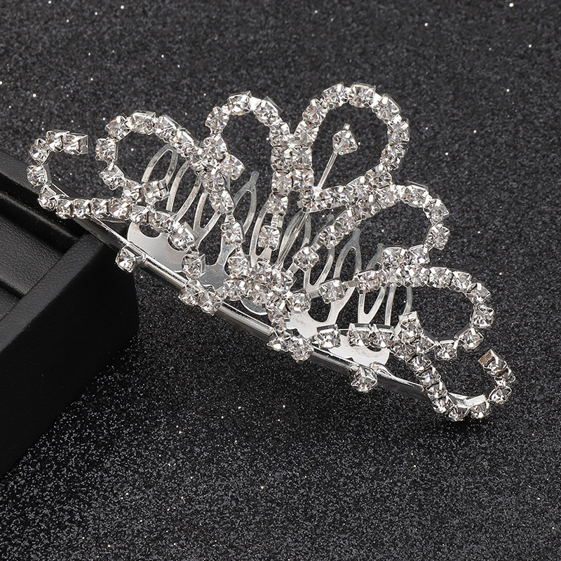 Fashion Rhinestone Crown Hair Accessories display picture 4
